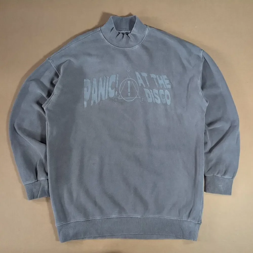 Panic At The Disco Crewneck Sweatshirt Medium 100% Cotton Emo Pop Punk